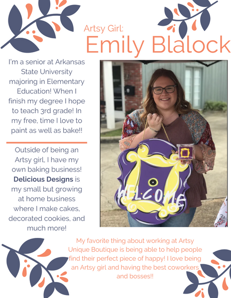 Artsy Girl: Emily Blalock