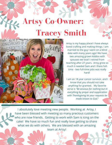 Artsy Co-Owner: Tracey Smith